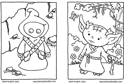 500x338 May The 4th Be With You Coloring Pages