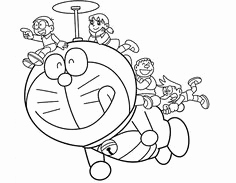 236x183 Noby Et Doraemon Doraemon Deux Coloring Page Doraemon Ohmygirl.us
