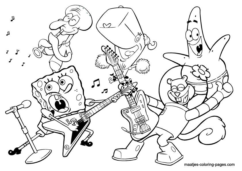 Band Coloring Pages 842x595 Band Coloring Pages