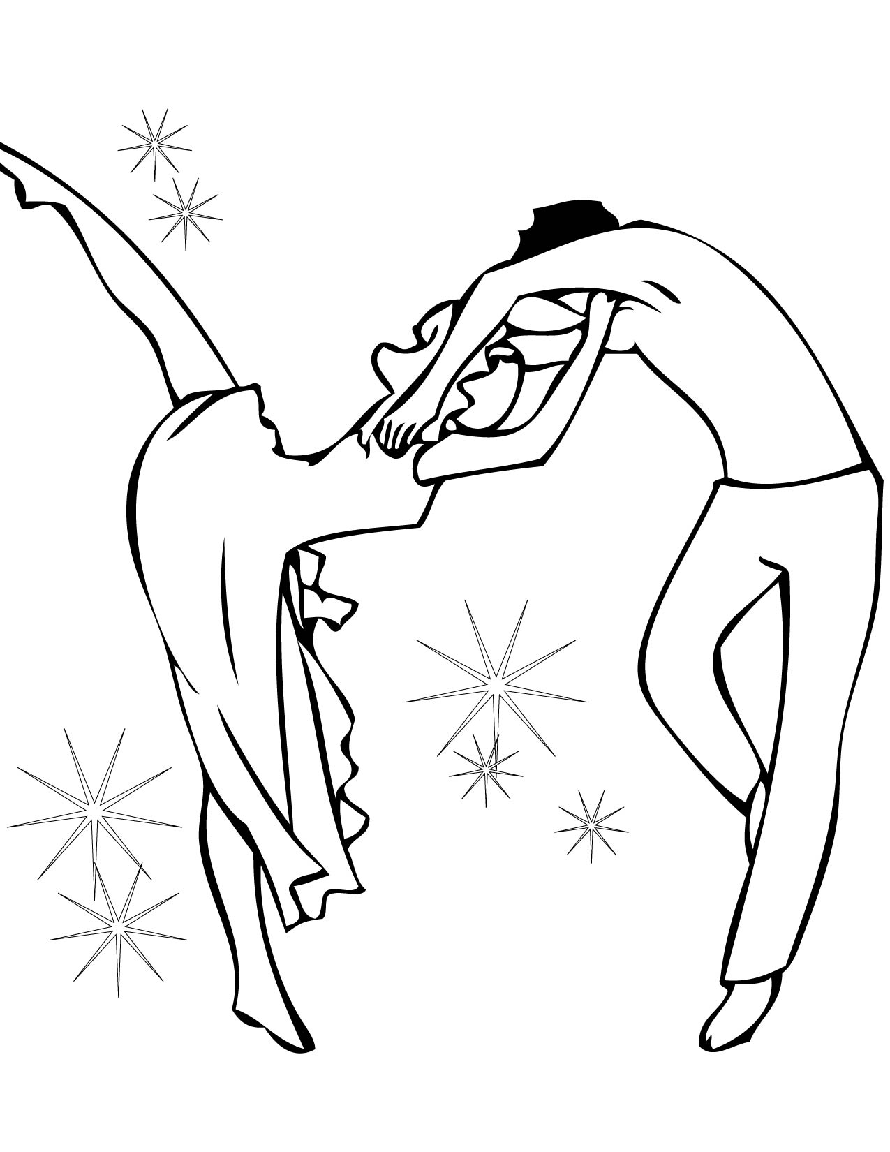 1275x1650 Jazz Coloring Page