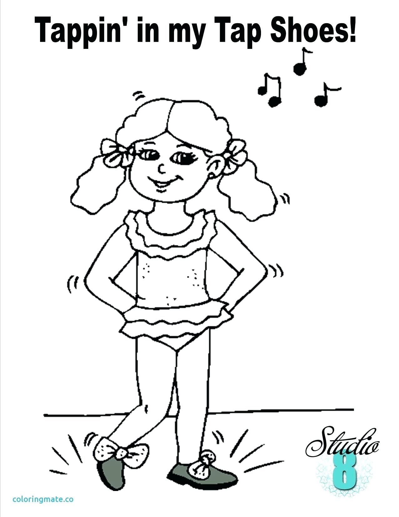 1275x1650 Tap Dancer Coloring Pages To Print Coloring For Kids 2018