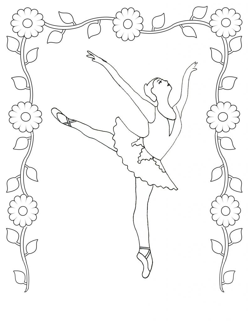 Free Printable Ballet Coloring Pages For Kids Ballet Dancers 791x1024 Free Printable Ballet Coloring Pages For Kids Ballet Dancers