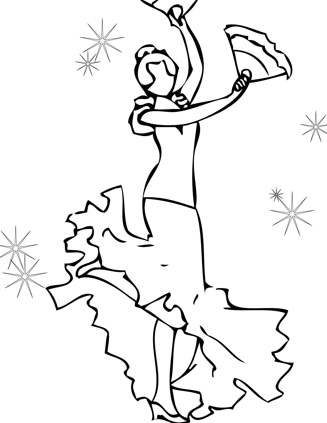 Jazz Dance Coloring Pages For Kids Best Of Dancing 1275x1650 Jazz Dance Coloring Pages For Kids Best Of Dancing