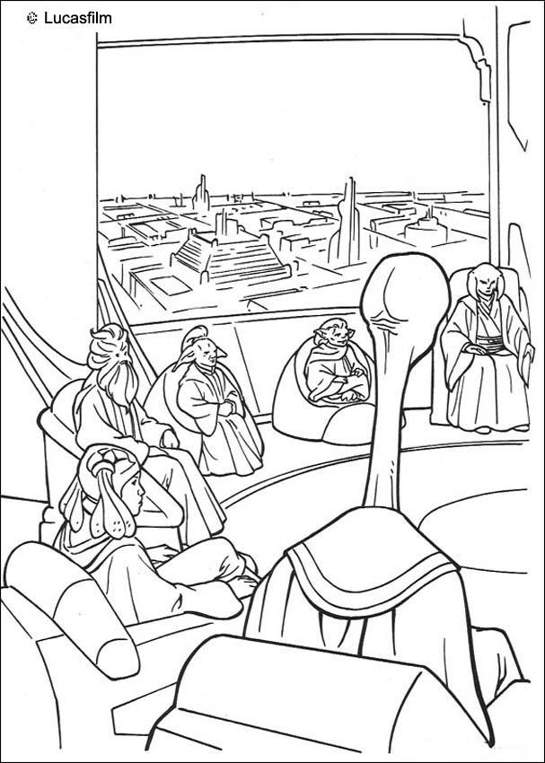 607x850 Jedi Coloring Pages Jedi Knights Coloring Pages Hellokids