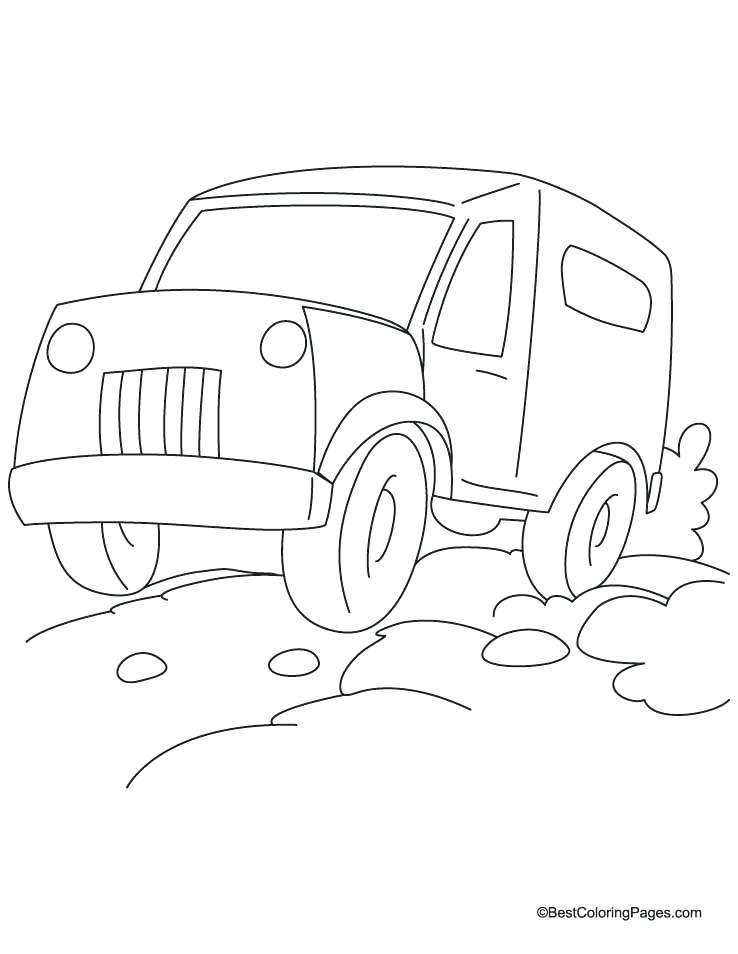 738x954 Jeep Coloring Page Heavy Jeep Coloring Page Jeep Grand Cherokee