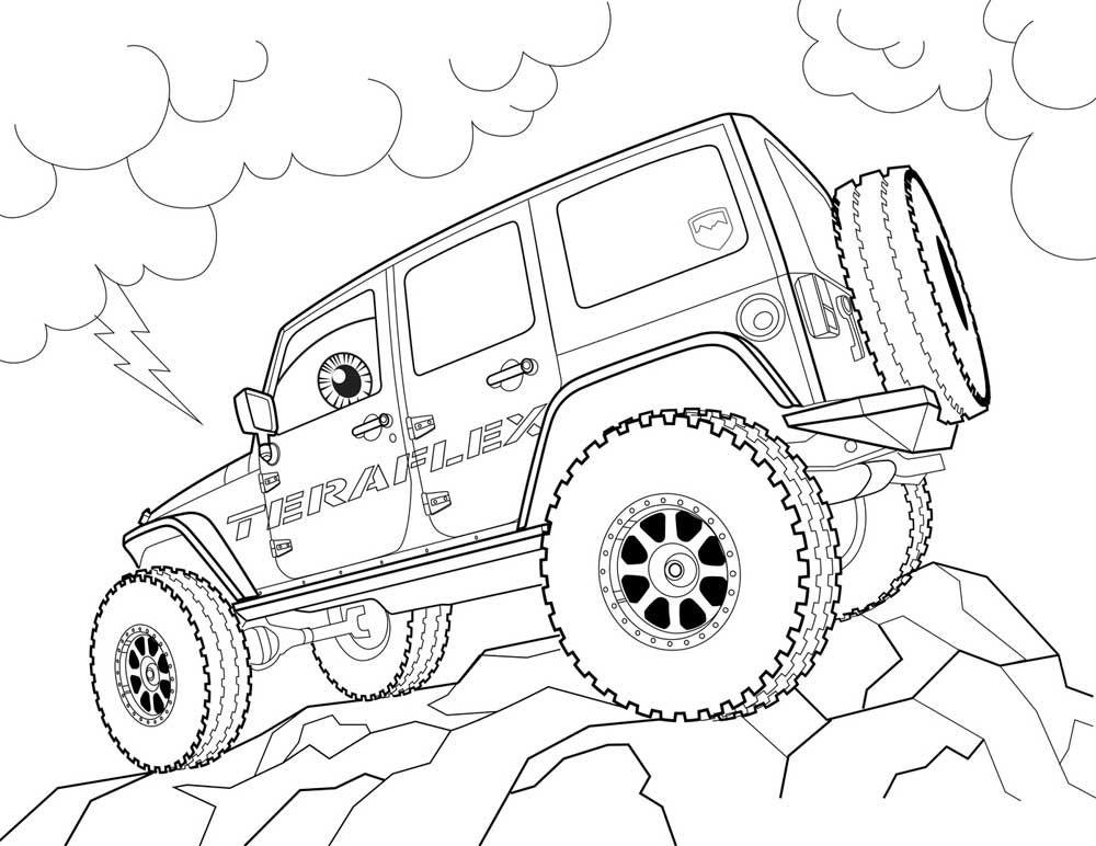 1000x772 Pin By Shreya Thakur On Free Coloring Pages Jeeps