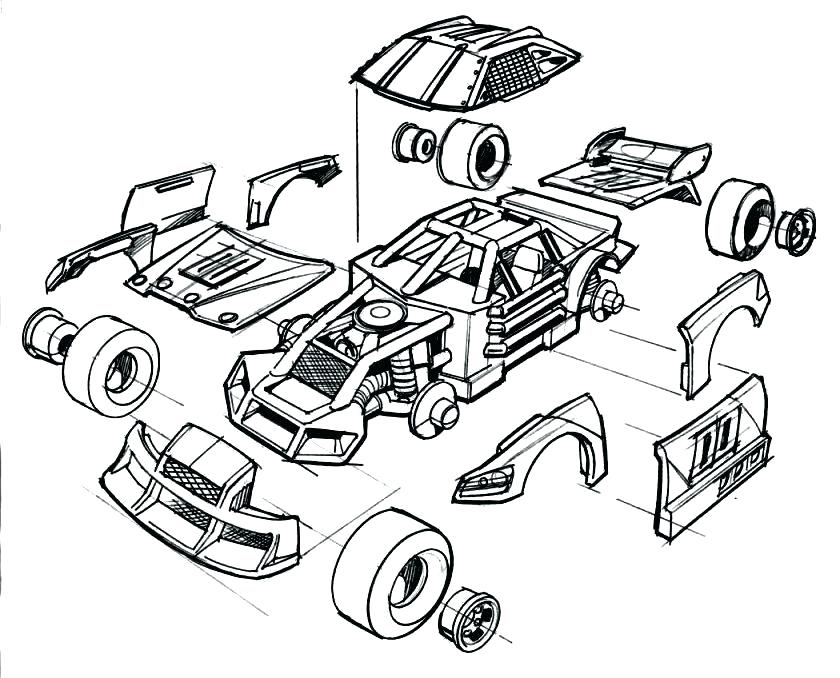 Nascar Coloring Pages 24 840x678 Nascar Coloring Pages 24