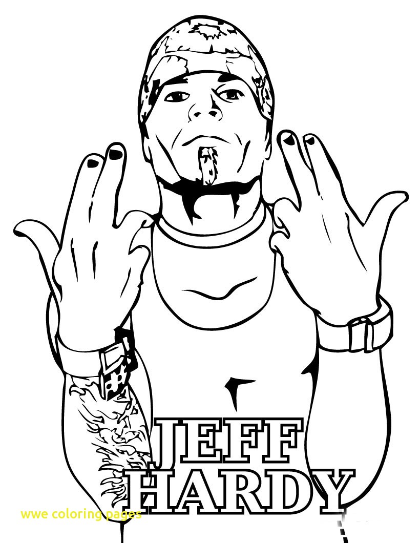 Wwe Coloring Pages With Wwe Jeff Hardy Coloring Pages Free 820x1060 Wwe Coloring Pages With Wwe Jeff Hardy Coloring Pages Free