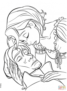 223x300 Free Prints Tangled Coloring Pages