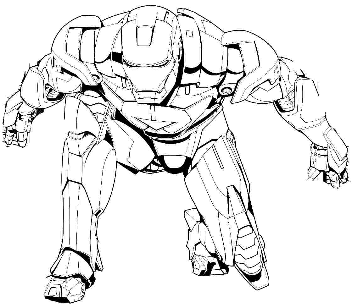 1119x980 New Iron Man Hulkbuster Coloring Pages Design Free Coloring Book