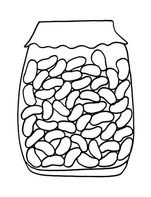 520x678 Jelly Bean Coloring Page Jelly Beans Coloring Page Jelly Bean