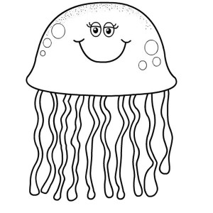 300x300 Jellyfish Coloring Page Drawn Jellies Coloring Page 12 Ebestbuyvn.co