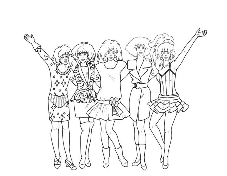 736x572 41 Best Jem Et Les Hologrammes Images On Coloring