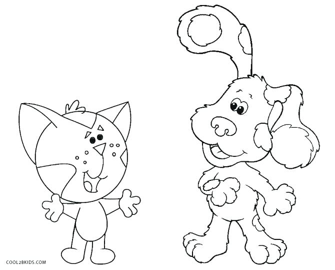 670x539 Jem Coloring Pages High Tech Blues Clues Coloring Pages Com Great