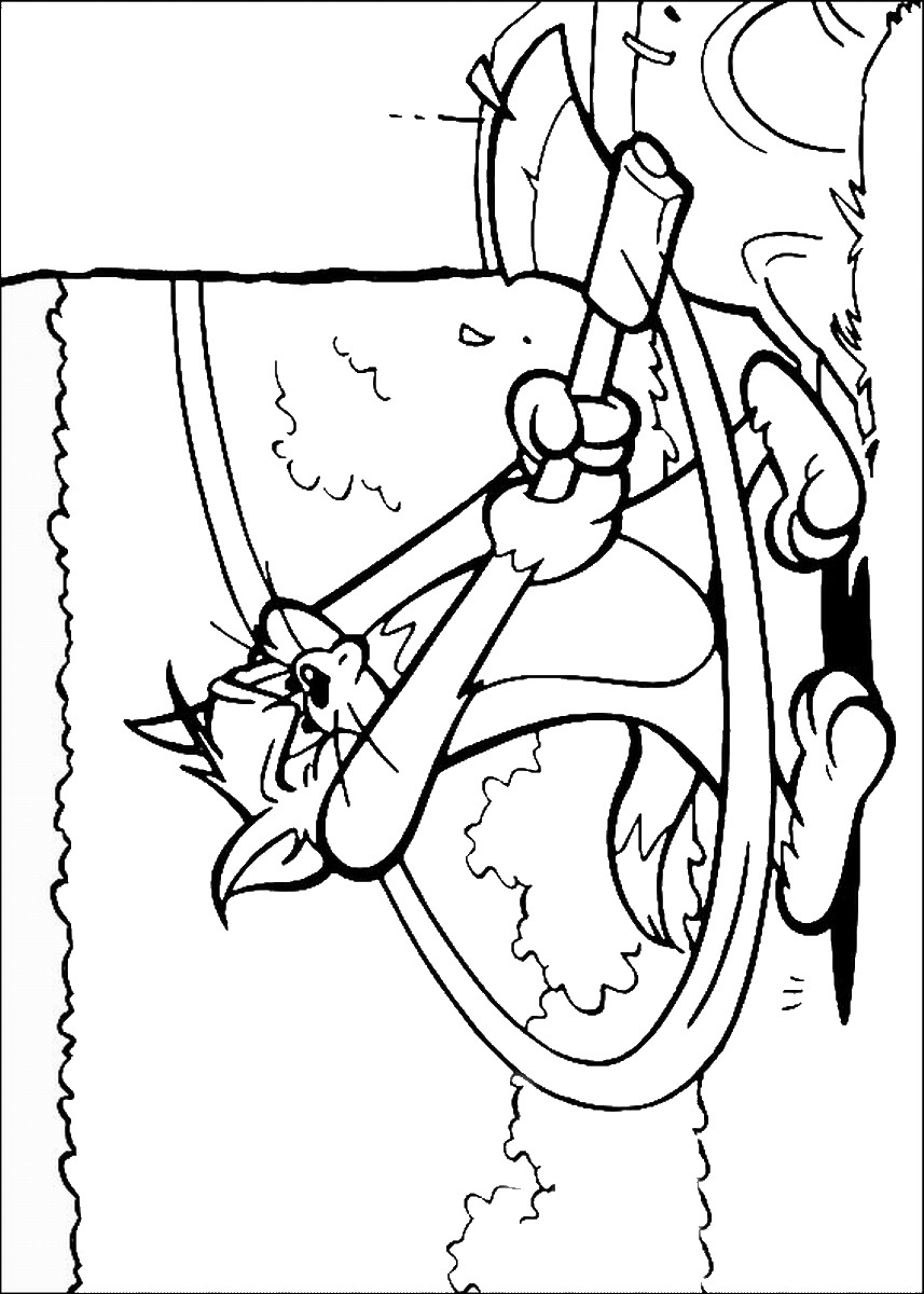Tom And Jerry Coloring Pages 857x1200 Tom And Jerry Coloring Pages