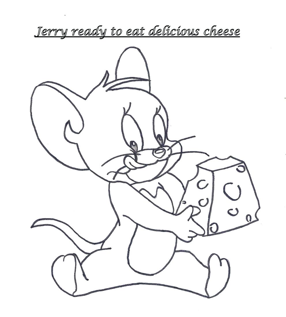 Coloring Pages ~ Tom And Jerry Coloring Pages Drawn Cheese 6 992x1100 Coloring Pages ~ Tom And Jerry Coloring Pages Drawn Cheese 6