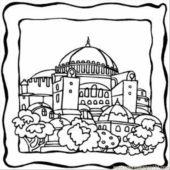 650x650 Jerusalem Coloring Pages
