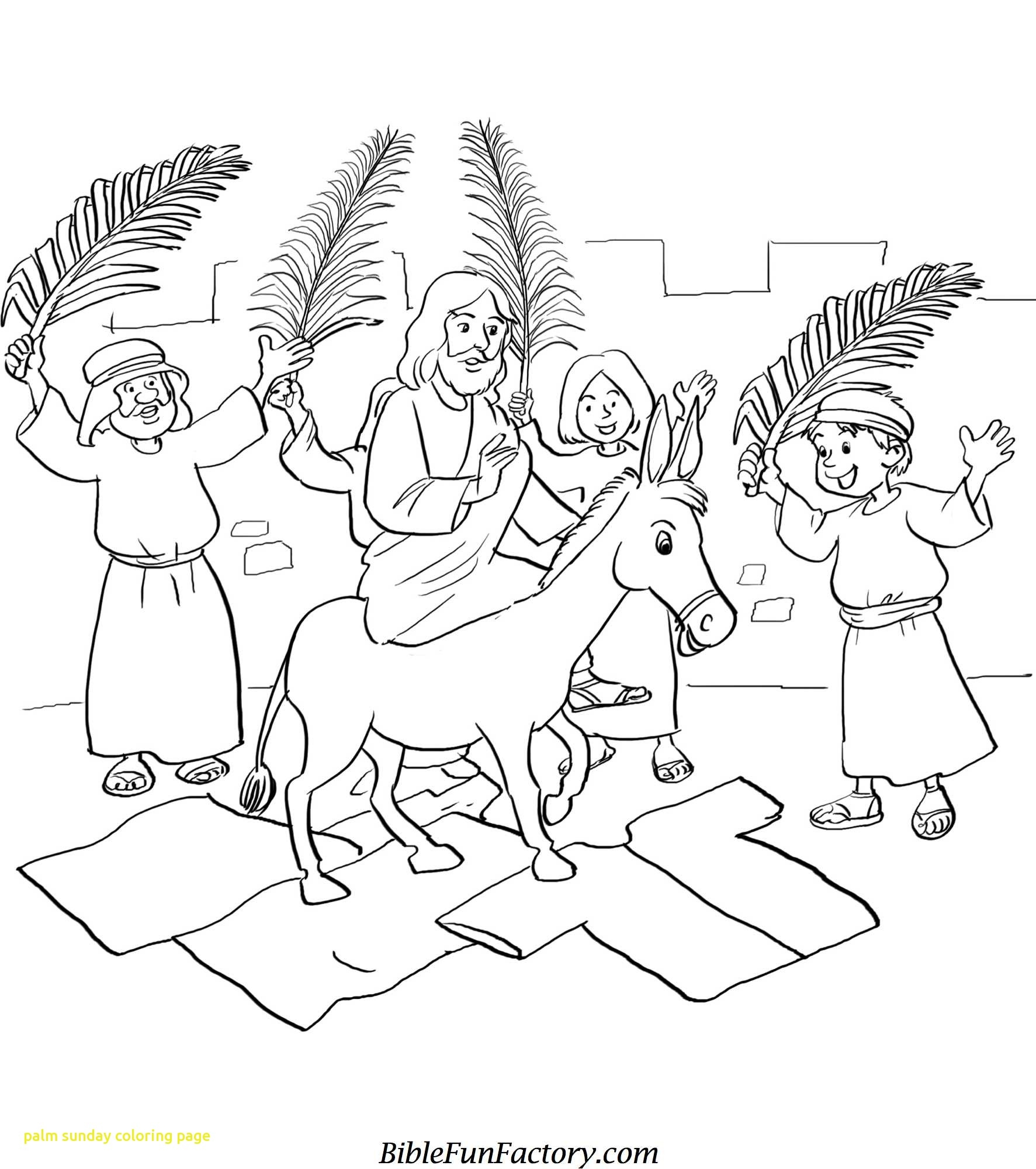 1773x2000 New Jesus Enters Jerusalem In This Palm Sunday Coloring Page