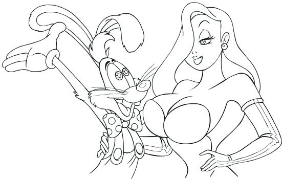 551x350 Jessica Rabbit Coloring Pages Roger E Rabbit By Coloring Pages