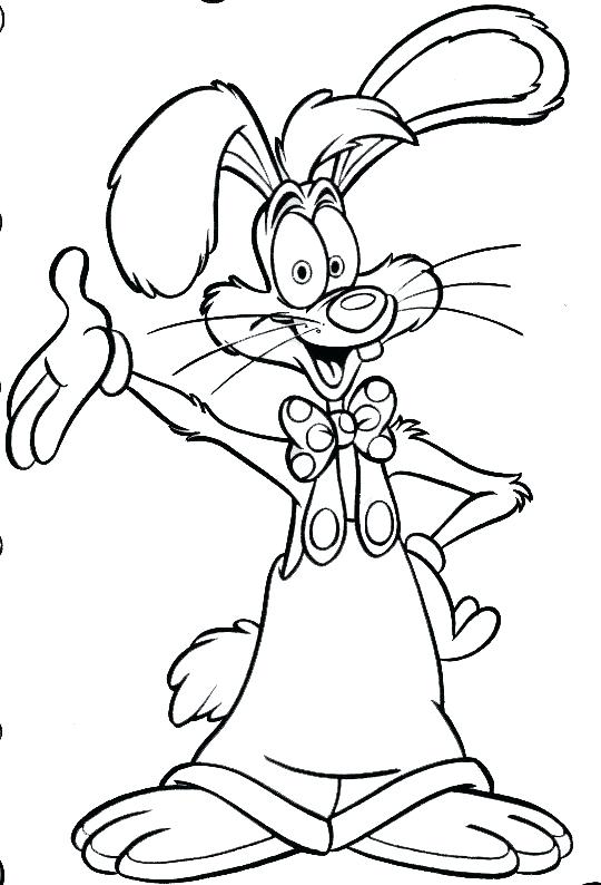 540x794 Roger Rabbit Coloring Pages Roger Rabbit Coloring Page Roger