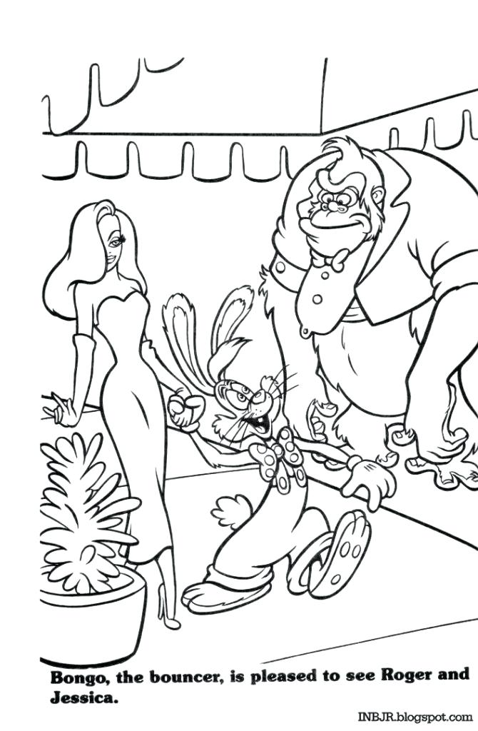 670x1024 Roger Rabbit Coloring Pages Roger Rabbit Coloring Pages Coloring