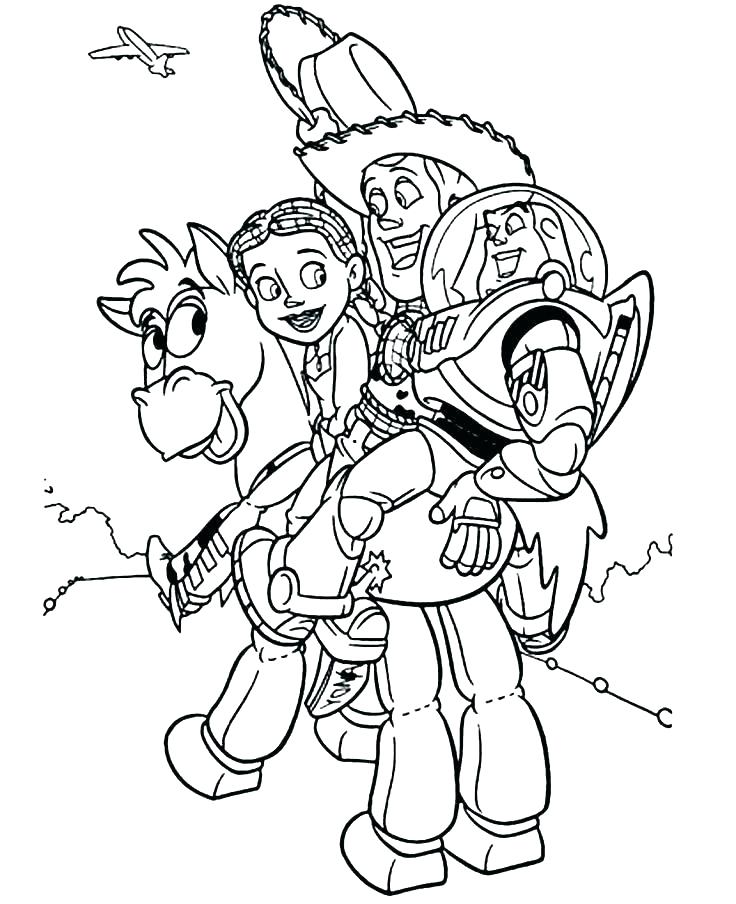 736x904 Jessie Toy Story Coloring Pages Toy Story 3 Coloring Pages Kids
