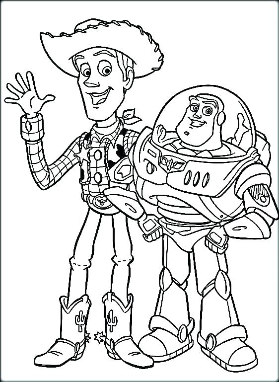 562x769 Top Toy Coloring Story Bullseye Pages Toy Story Bullseye Coloring