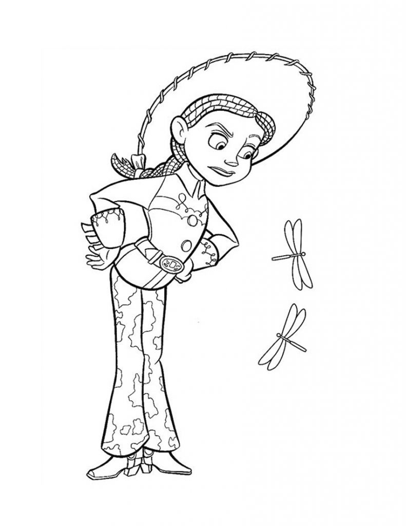 791x1024 Toy Story 3 Jessie Coloring Pages