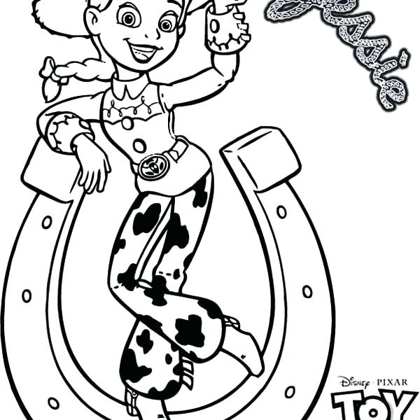 600x600 Jessie Toy Story Coloring Pages Toy Story 3 Coloring Pages Toy