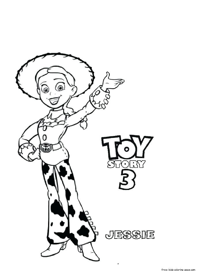 698x943 Jessie Coloring Pages