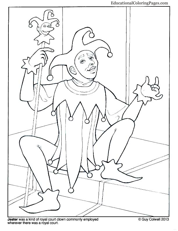Clowns Coloring Pages 612x792 Clowns Coloring Pages
