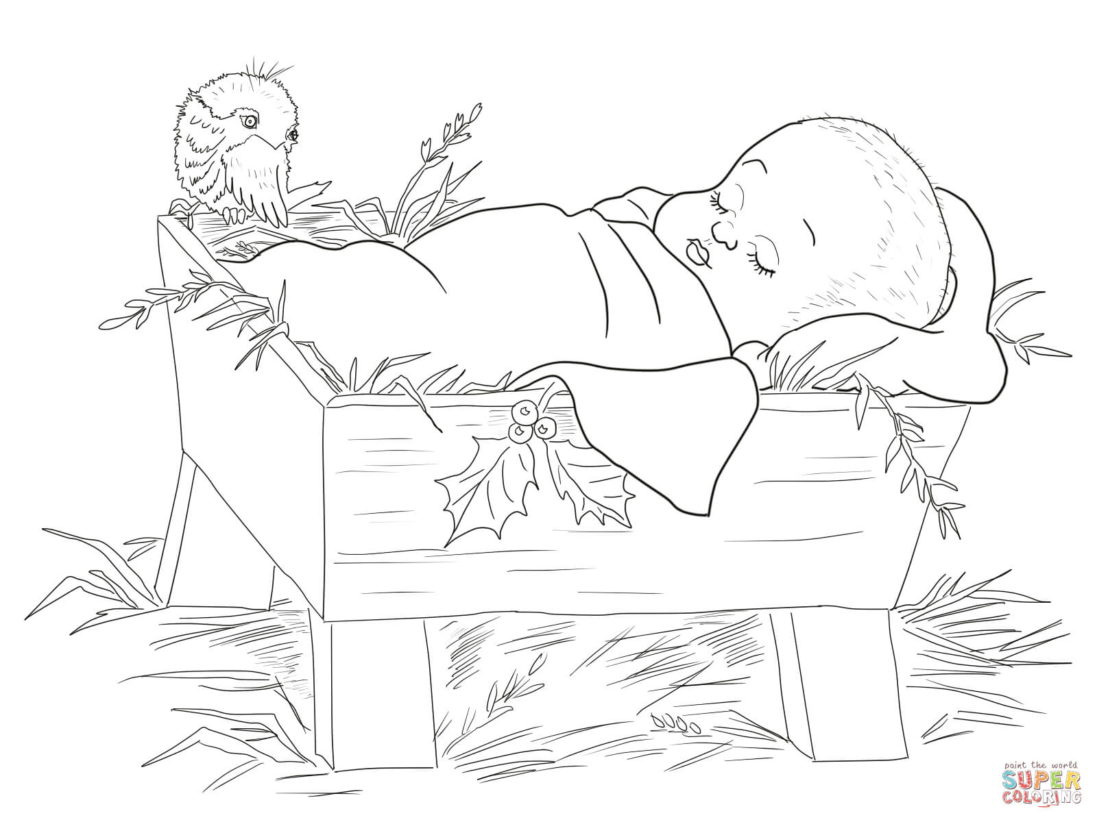 Drawings Of Baby Jesus Baby Jesus In A Manger Coloring Page Free 1600x1200 Drawings Of Baby Jesus Baby Jesus In A Manger Coloring Page Free