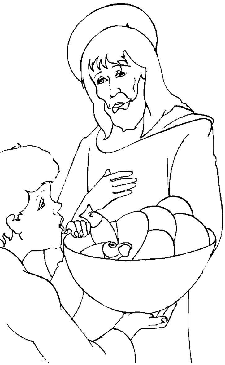 Free Printable Jesus Coloring Pages For Kids 727x1178 Free Printable Jesus Coloring Pages For Kids