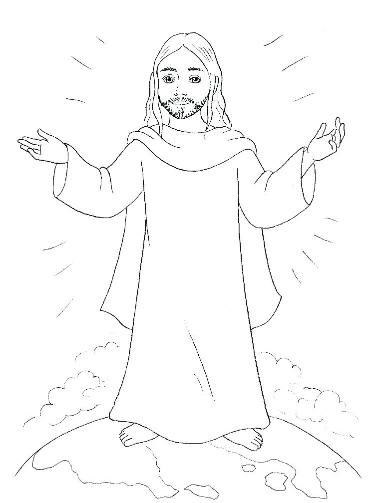 Jesus As A Child Coloring Page at GetColorings.com | Free printable ...