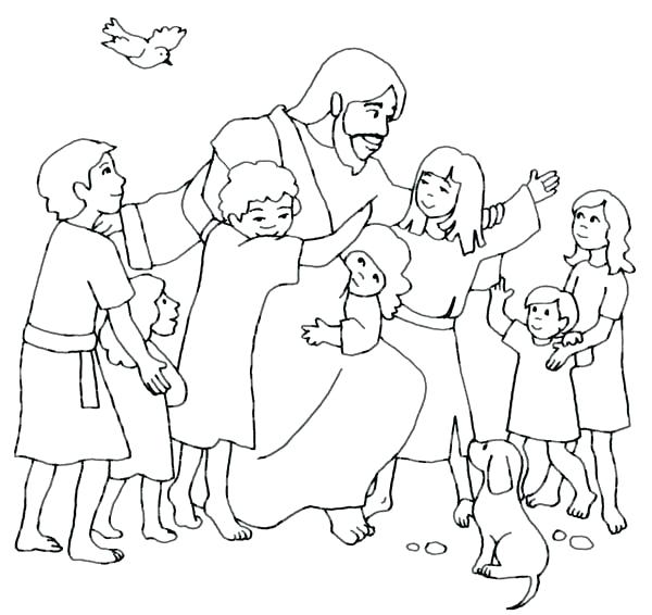 Jesus Printable Coloring Pages 600x566 Jesus Printable Coloring Pages