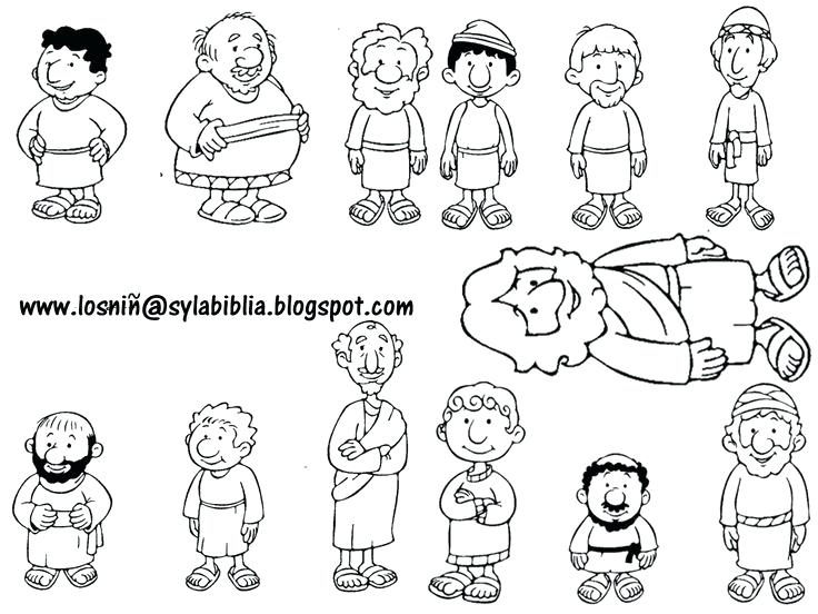 Jesus Calling His Disciples Coloring Pages at GetColorings.com | Free ...