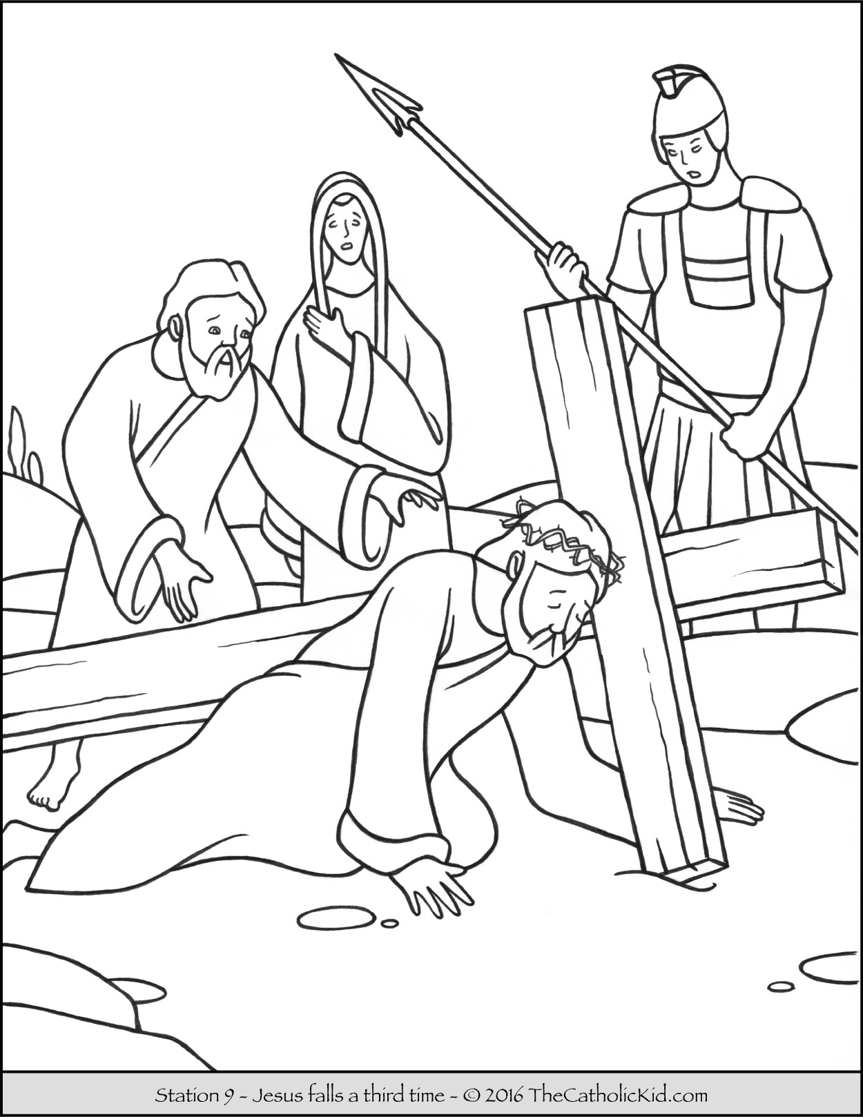 1250x1618 Stations Of The Cross Coloring Pages 9 Jesus