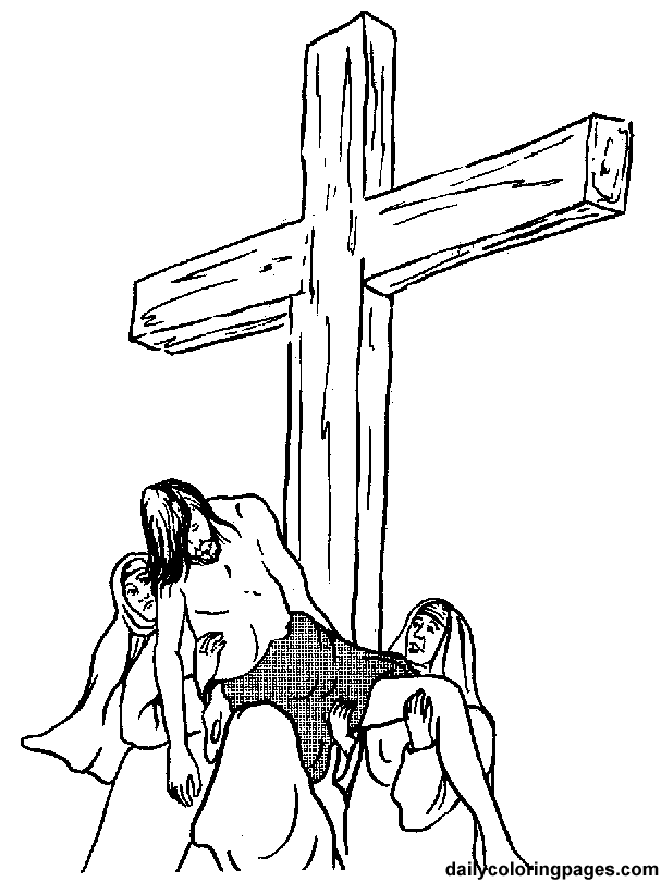 Crucifixion And Resurrection Of Jesus Christ Coloring Pages 607x810 Crucifixion And Resurrection Of Jesus Christ Coloring Pages
