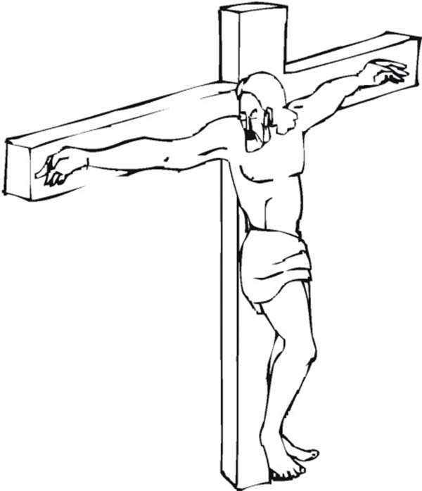 Good Friday Coloring Pages Jesus Christ Batch Coloring 600x698 Good Friday Coloring Pages Jesus Christ Batch Coloring