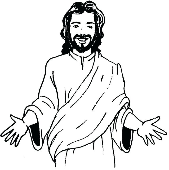 714x718 Coloring Page Jesus At The Temple Coloring Page Coloring Pages