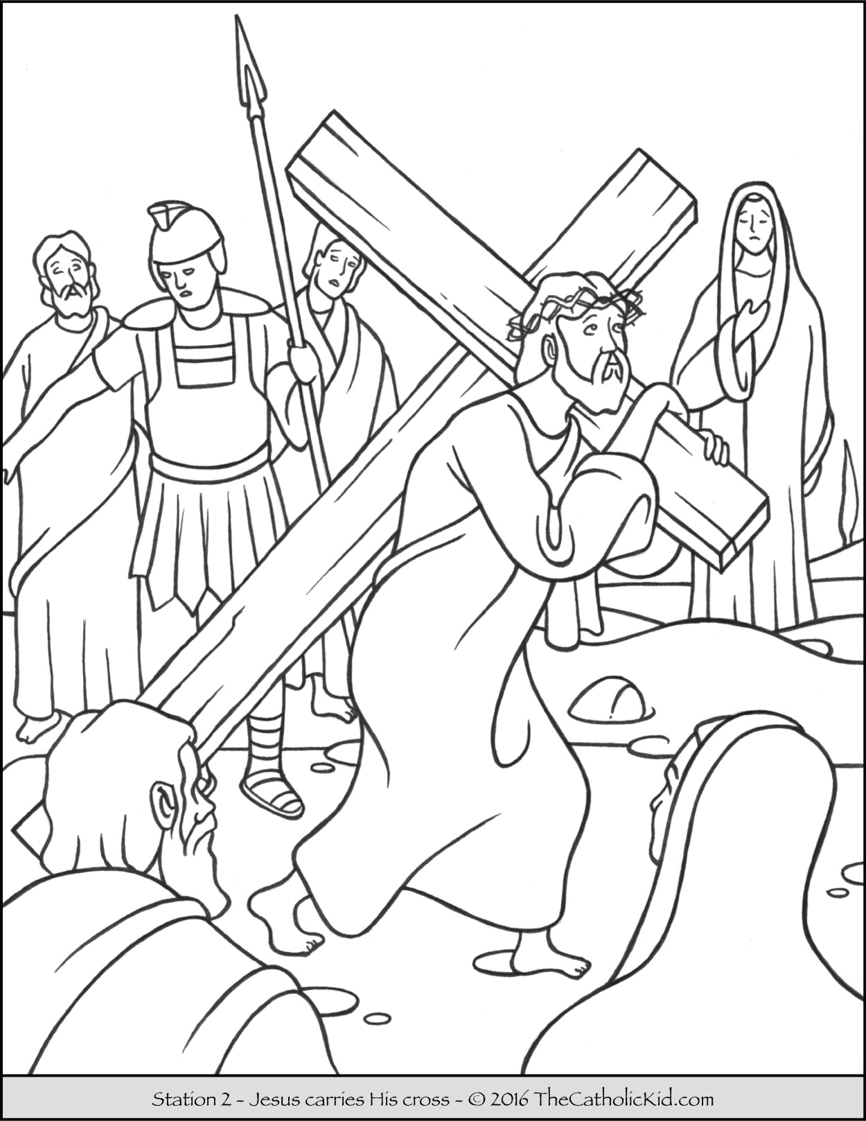 1250x1618 Stations Of The Cross Coloring Pages