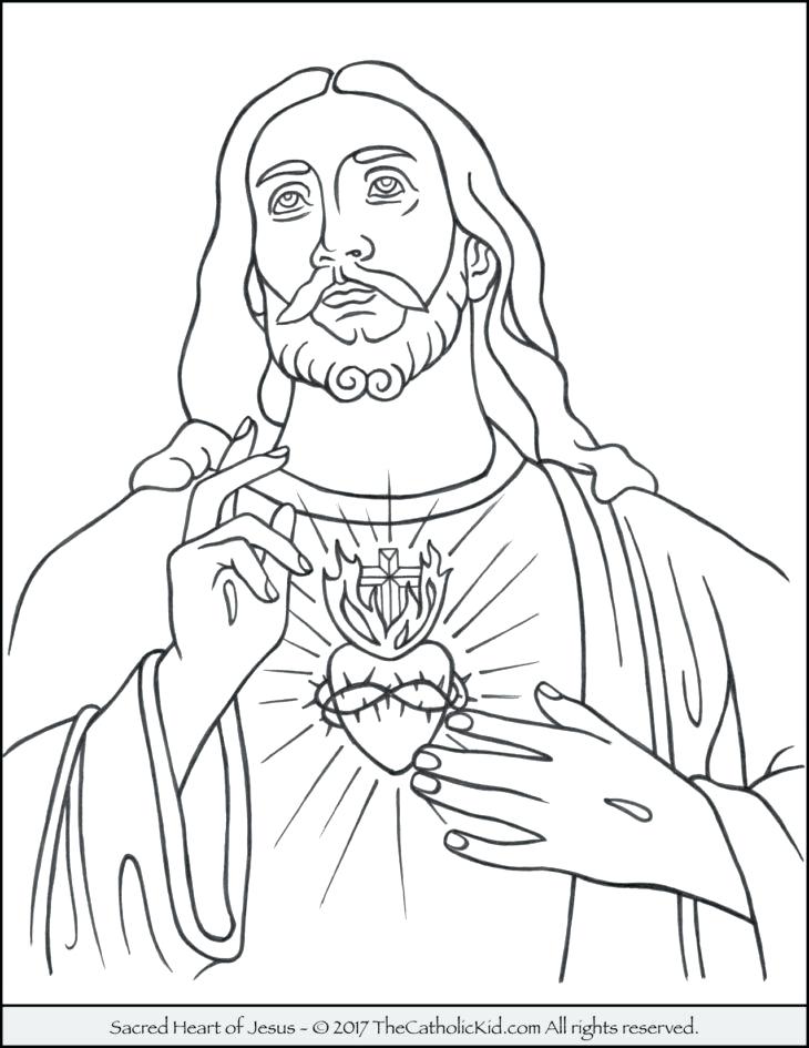 Jesus Coloring Pages Sacred Heart Of Coloring Page Jesus Coloring 730x945 Jesus Coloring Pages Sacred Heart Of Coloring Page Jesus Coloring
