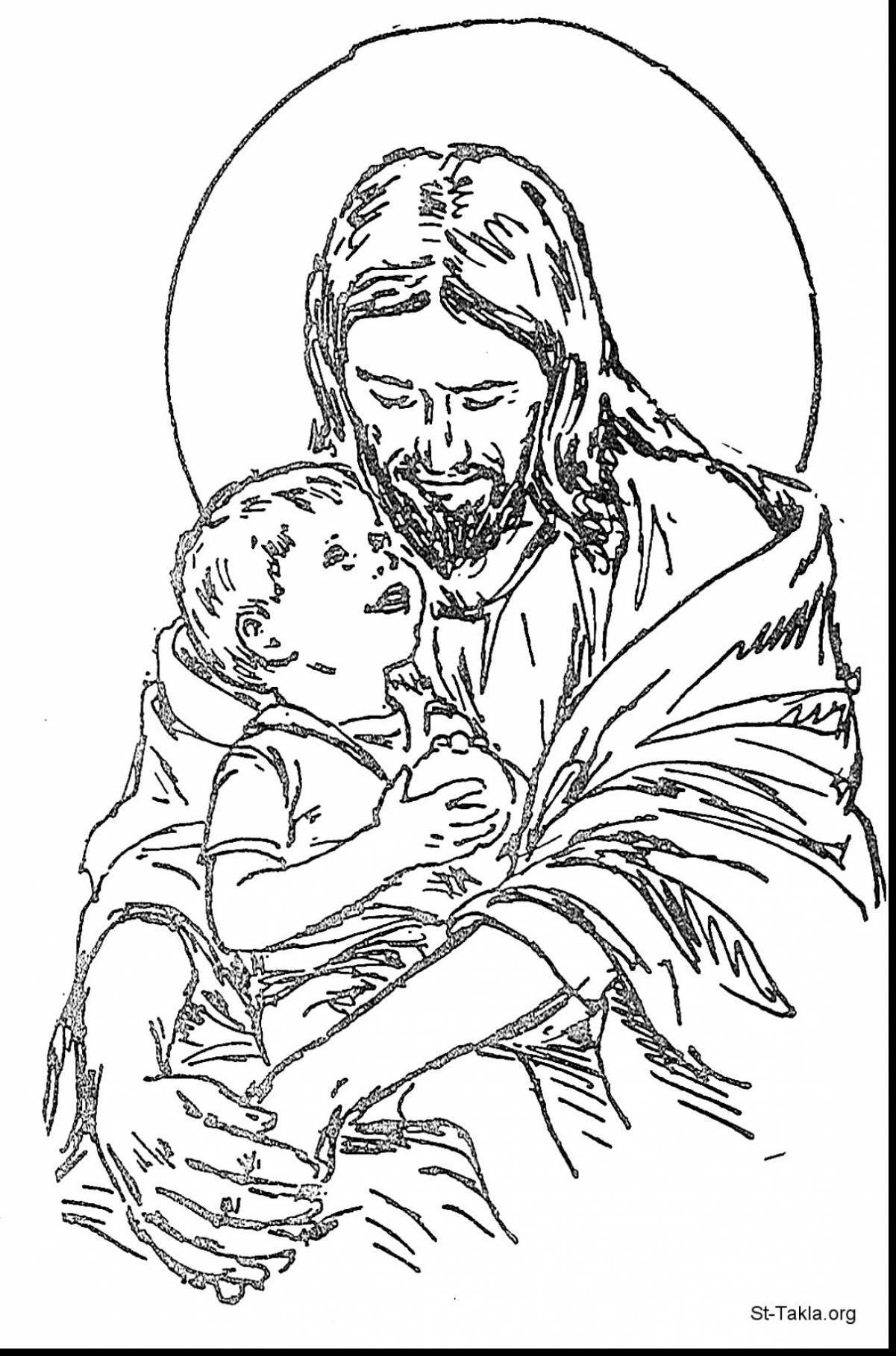 Printable Excellent Jesus With Child Coloring Page With Jesus 1201x1818 Printable Excellent Jesus With Child Coloring Page With Jesus