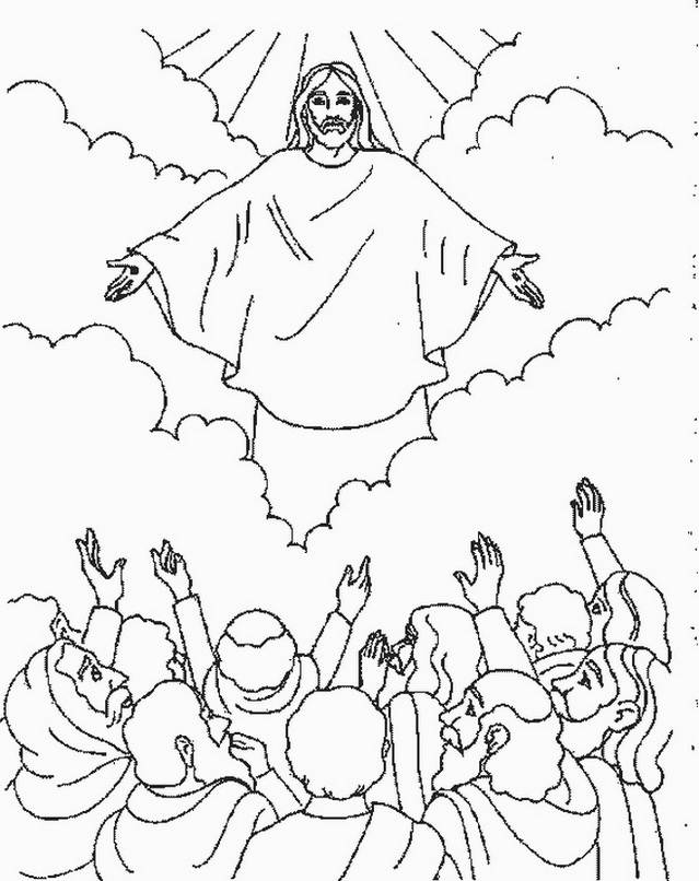 Ascension Of Jesus Christ Coloring Pages 639x806 Ascension Of Jesus Christ Coloring Pages