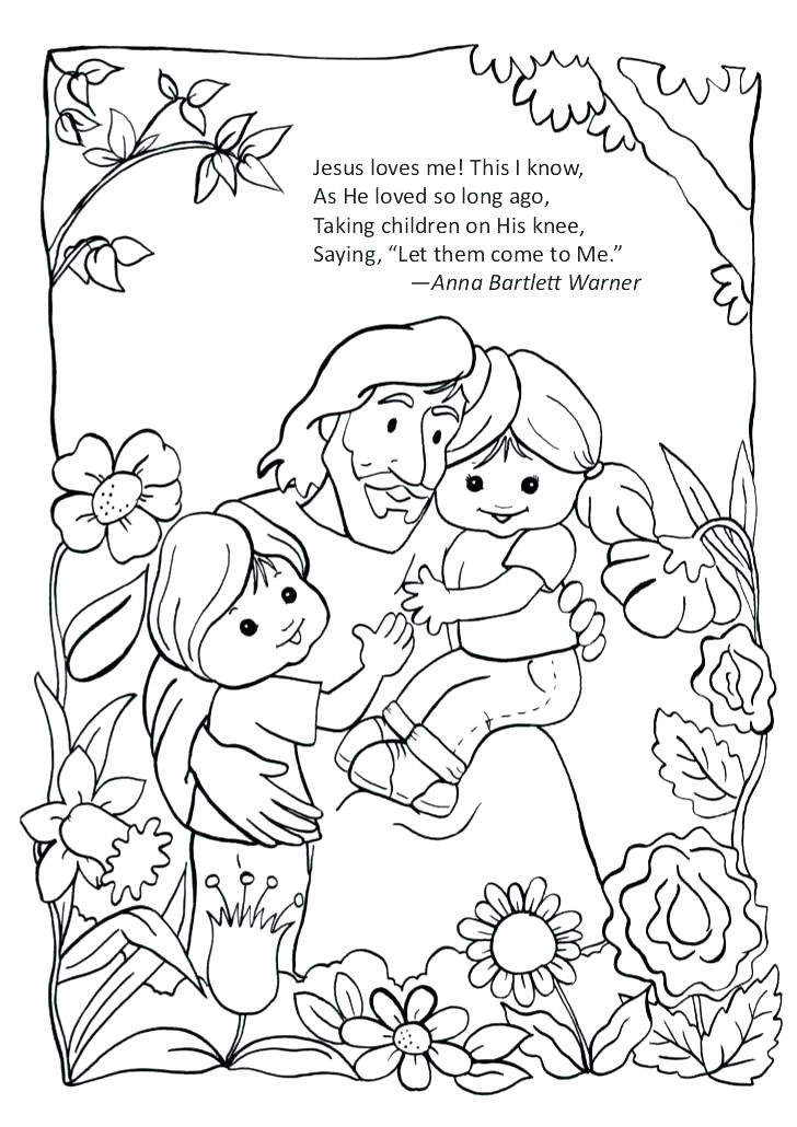 728x1030 Jesus Coloring Page Printable Loves Me Coloring Pages Coloring