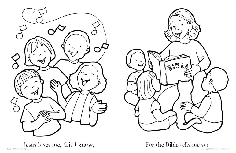 772x500 Gorgeous Design Ideas Jesus Loves Me Coloring Page Kids Pages 8627