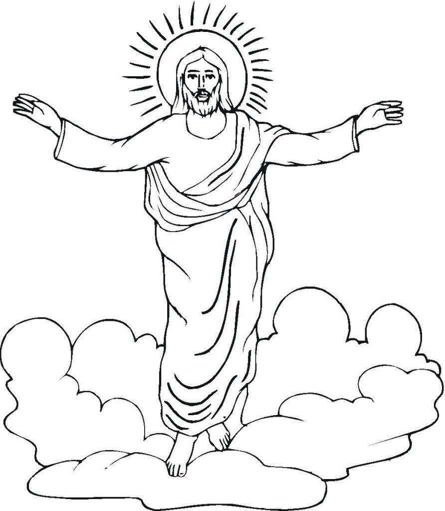 892x1024 Appealing Printable Jesus Coloring Pages For Kids And