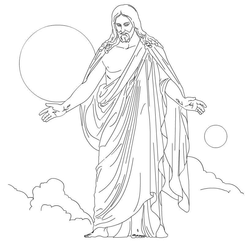 800x800 Free Printable Jesus Coloring Pages For Kids