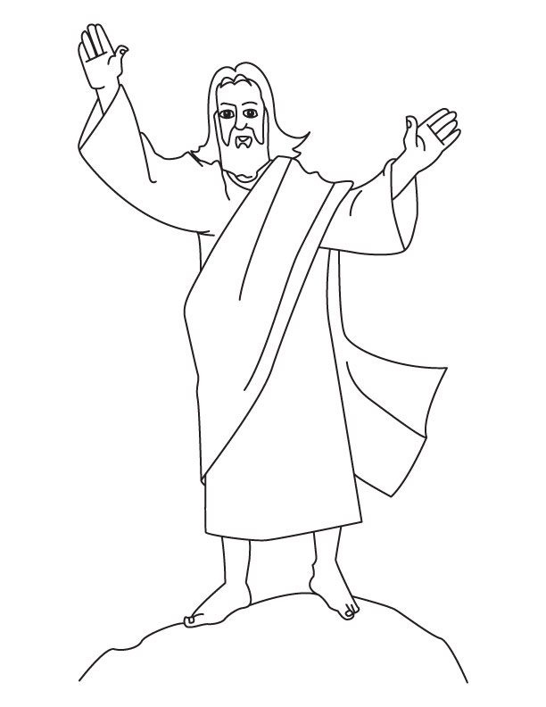 612x792 Stylist And Luxury Printable Images Of Jesus Bible Coloring Pages
