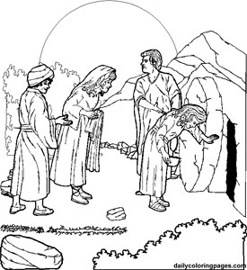 Jesus Crucified Coloring Pages
